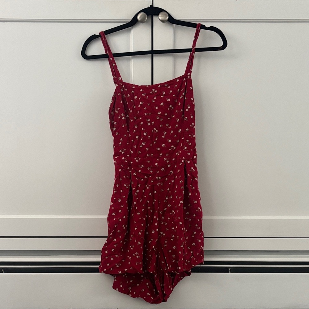 Hollister Red Floral Dress